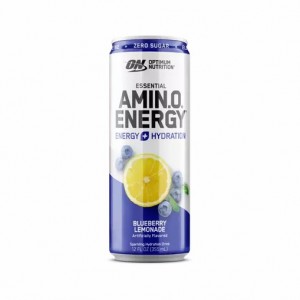 Optimum Nutrition ESSENTIAL AMIN.O. ENERGY+ Electrolytes Sparkling Blueberry Lemonade 355ml * 12 Cans (12 Servings) Hrvatska | 61HWKNGLI