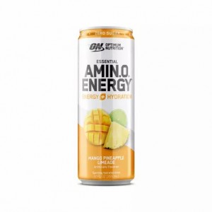 Optimum Nutrition ESSENTIAL AMIN.O. ENERGY+ Electrolytes Sparkling Mango Pineapple Lime 355ml * 12 Cans (12 Servings) Hrvatska | 58PFUGRBN