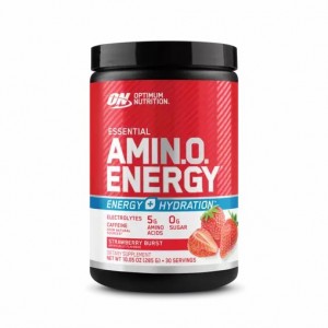 Optimum Nutrition Essential AMIN.O. ENERGY + Electrolytes Strawberry Burst 0.63 lb (30 Servings) Hrvatska | 86NMLPBQC