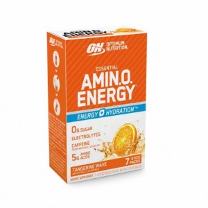 Optimum Nutrition Essential AMIN.O. ENERGY + Electrolytes Tangerine Wave 7 Stick Packs (7 Servings) Hrvatska | 07JYRFUMT