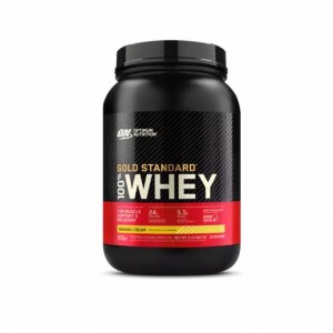 Optimum Nutrition GOLD STANDARD 100% WHEY™ Banana Cream 2 lb (29 Servings) Hrvatska | 91DTMSQBE