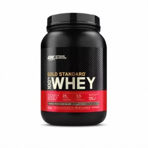 Optimum Nutrition GOLD STANDARD 100% WHEY™ Double Rich Chocolate 2 lb (29 Servings) Hrvatska | 43UERCWTN