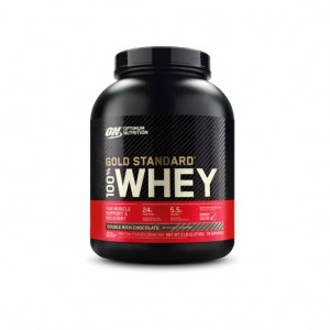 Optimum Nutrition GOLD STANDARD 100% WHEY™ Double Rich Chocolate 5 lb (74 Servings) Hrvatska | 17KNPHCSA