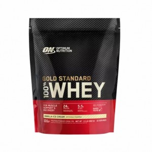 Optimum Nutrition GOLD STANDARD 100% WHEY™ Vanilla Ice Cream 1.5 lb (22 Servings) Hrvatska | 09UXDLEAK