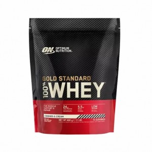 Optimum Nutrition Gold Standard 100% Whey Protein Powder Cookies & Cream 480 grams (15 Servings) Hrvatska | 91MCRYLPS