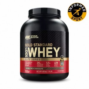 Optimum Nutrition Gold Standard 100% Whey - Elite Series Double Rich Chocolate 2.27 kg (74) Hrvatska | 17HSXLWBI