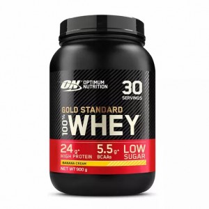 Optimum Nutrition Gold Standard 100% Whey Protein Powder Banana Cream 900 grams (30 Servings) Hrvatska | 19MWJTEIU