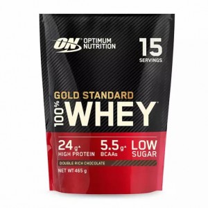 Optimum Nutrition Gold Standard 100% Whey Protein Powder Double Rich Chocolate 465 grams (15 Servings) Hrvatska | 73RAZOFKH