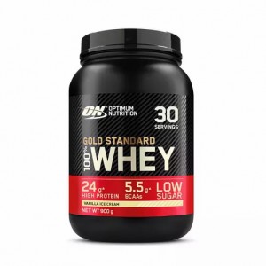 Optimum Nutrition Gold Standard 100% Whey Protein Powder Vanilla Ice Cream 900 grams (30 Servings) Hrvatska | 26LJBWROS