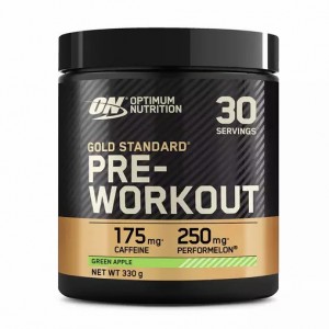 Optimum Nutrition Gold Standard Pre-Workout Green Apple 330 grams (30 Servings) Hrvatska | 74BNWKMAZ