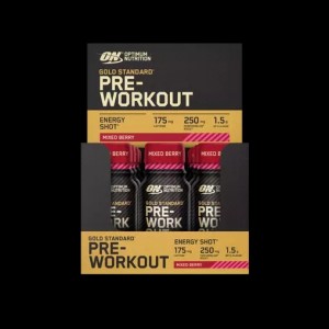 Optimum Nutrition Gold Standard Pre-Workout Shot Mixed Berry 720 ml (12 pieces) Hrvatska | 81YMVGOZB