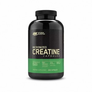 Optimum Nutrition Micronized Creatine Capsules 200 Capsules (100 Servings) Hrvatska | 24QTJFRVX