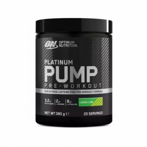 Optimum Nutrition Platinum Pump Pre-workout Lemon Lime 380 grams (20 Servings) Hrvatska | 83JTAEUFO