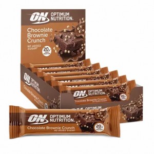 Optimum Nutrition Protein Bar Chocolate Brownie Crunch 650 grams (10 Bars) Hrvatska | 97NMJSUTX