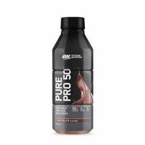 Optimum Nutrition Pure Pro 50 Chocolate 508ml (12 bottles) Hrvatska | 32NZJMDFP