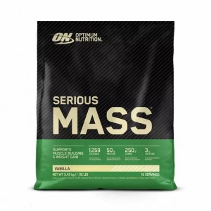 Optimum Nutrition Serious Mass Gainer Vanilla 5.45 kg (16 Servings) Hrvatska | 72IDXBRKQ