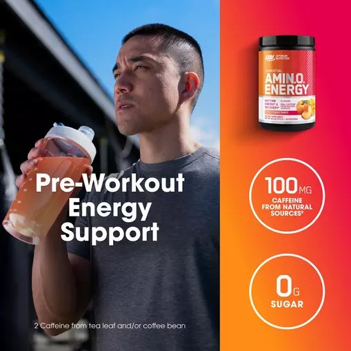 Optimum Nutrition ESSENTIAL AMIN.O. ENERGY® *new* Peach Mango Tango - Notify Me 0.6 lb - Notify me Hrvatska | 54ZJPVGQI