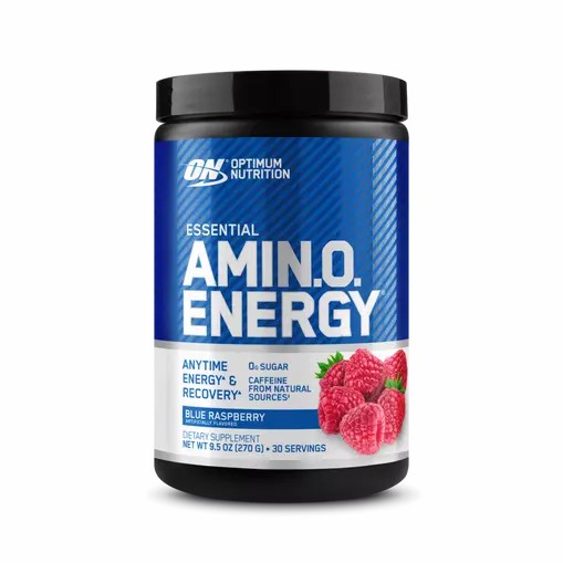 Optimum Nutrition ESSENTIAL AMIN.O. ENERGY® Blue Raspberry 0.6 lb (30 Servings) Hrvatska | 83EDTBAOK