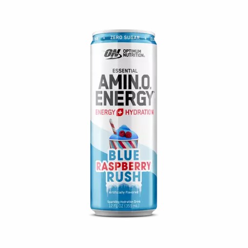 Optimum Nutrition ESSENTIAL AMIN.O. ENERGY+ Electrolytes Sparkling *new* Blue Raspberry Rush 355ml * 12 Cans (12 Servings) Hrvatska | 56VAPJHXT