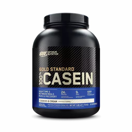 Optimum Nutrition GOLD STANDARD® 100% Casein Cookies & Cream 4 lb (53 Servings) Hrvatska | 84BUDNGWV