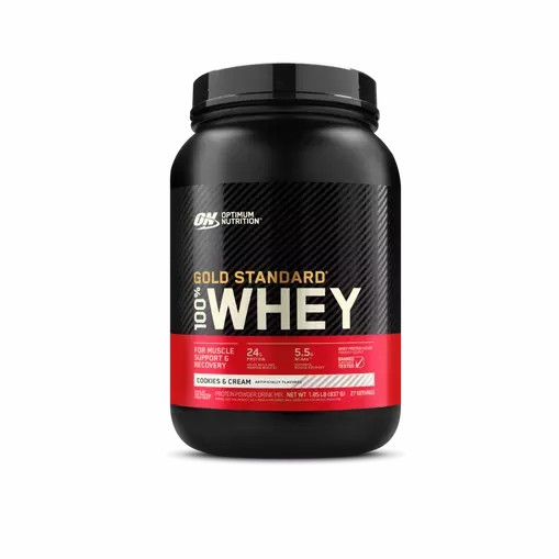 Optimum Nutrition GOLD STANDARD 100% WHEY™ Cookies & Cream 2 lb (27 Servings) Hrvatska | 24PWNGAVF