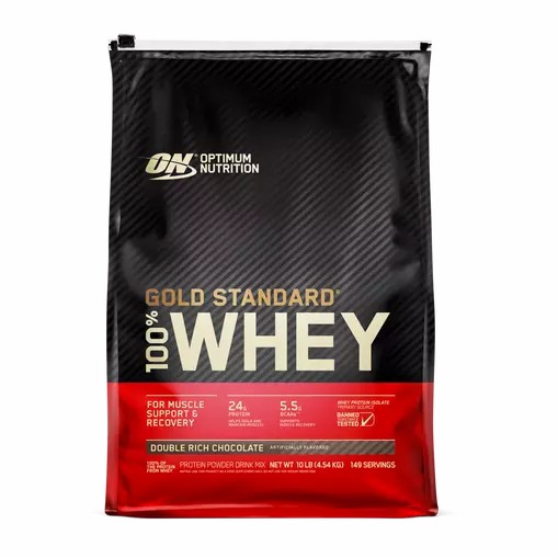 Optimum Nutrition GOLD STANDARD 100% WHEY™ Double Rich Chocolate 10 lb (149 Servings) Hrvatska | 81ISQCRVM