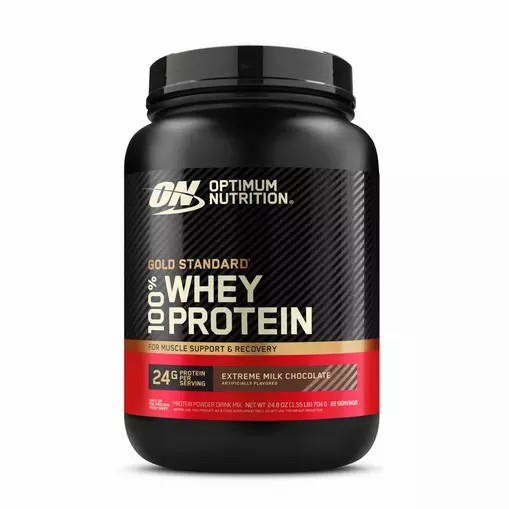 Optimum Nutrition GOLD STANDARD 100% WHEY™ Extreme Milk Chocolate 1.5 lb (22 Servings) Hrvatska | 90MGILDAS