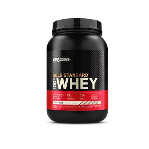 Optimum Nutrition GOLD STANDARD 100% WHEY™ Rocky Road 2 lb (28 Servings) Hrvatska | 37AEUNTLD