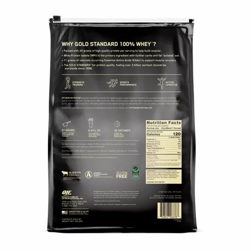 Optimum Nutrition GOLD STANDARD 100% WHEY™ Vanilla Ice Cream 10 lb - Notify me Hrvatska | 34YLQZWNJ