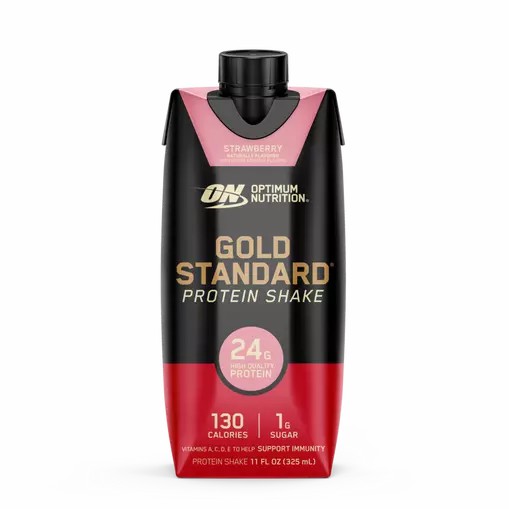 Optimum Nutrition GOLD STANDARD® Ready To Drink Protein Shake *new* Strawberry 12 Cartons (12 Servings) Hrvatska | 18DUHVALY