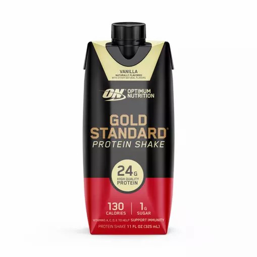 Optimum Nutrition GOLD STANDARD® Ready To Drink Protein Shake Vanilla 12 Cartons (12 Servings) Hrvatska | 24PFRDHZM