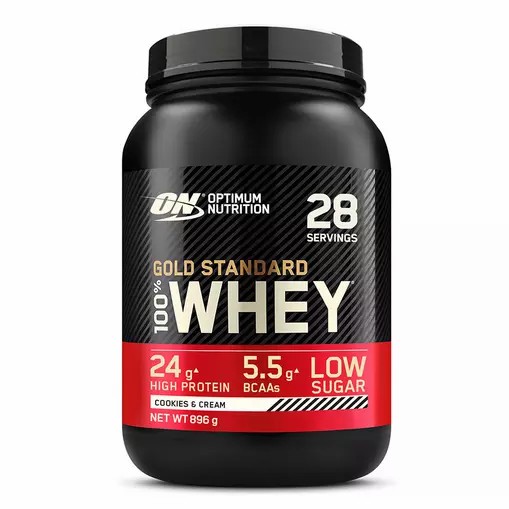 Optimum Nutrition Gold Standard 100% Whey Protein Powder Cookies & Cream 896 grams (28 Servings) Hrvatska | 09LROKFXW