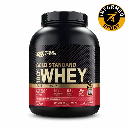 Optimum Nutrition Gold Standard 100% Whey - Elite Series Delicious Strawberry 2.27 kg Hrvatska | 37QNLTZAG