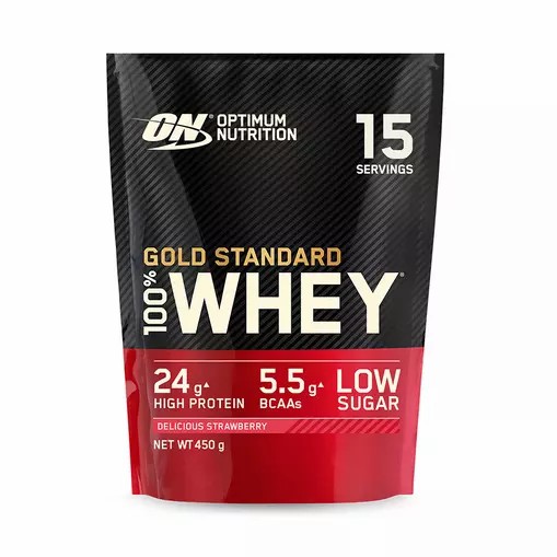 Optimum Nutrition Gold Standard 100% Whey Protein Powder Delicious Strawberry 450 grams (15 Servings) Hrvatska | 62XVGKSJU