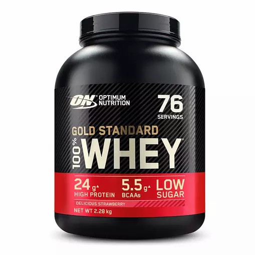 Optimum Nutrition Gold Standard 100% Whey Protein Powder Delicious Strawberry 2.28 kg (76 Servings) Hrvatska | 08WVEZBLI