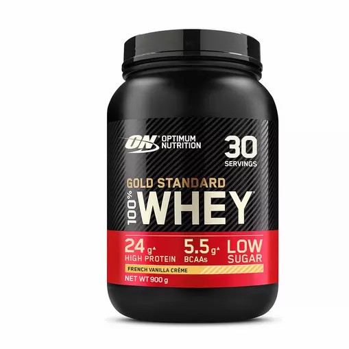 Optimum Nutrition Gold Standard 100% Whey Protein Powder French Vanilla 900 grams (30 Servings) Hrvatska | 43TWIVXYK