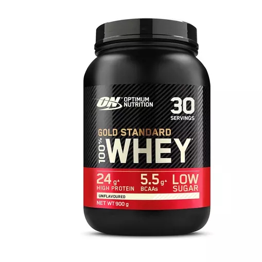 Optimum Nutrition Gold Standard 100% Whey Protein Powder Unflavoured 900 grams (30 Servings) Hrvatska | 86SUOXAYJ