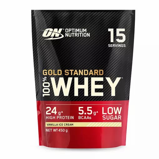 Optimum Nutrition Gold Standard 100% Whey Protein Powder Vanilla Ice Cream 450 grams (15 Shakes) Hrvatska | 56YDBFNVR