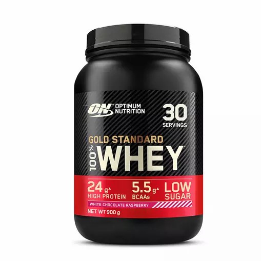 Optimum Nutrition Gold Standard 100% Whey Protein Powder White Chocolate Raspberry 900 grams (30 Servings) Hrvatska | 34OMGIJVH