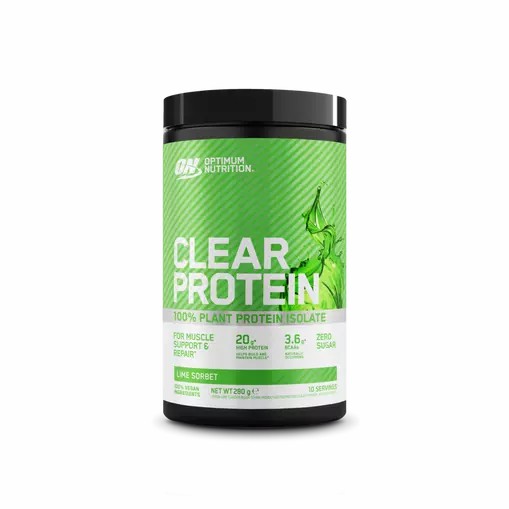 Optimum Nutrition ON Clear Protein 100% Plant Protein Isolate Lime Sorbet 280 grams (10 Servings) Hrvatska | 27KYXISML