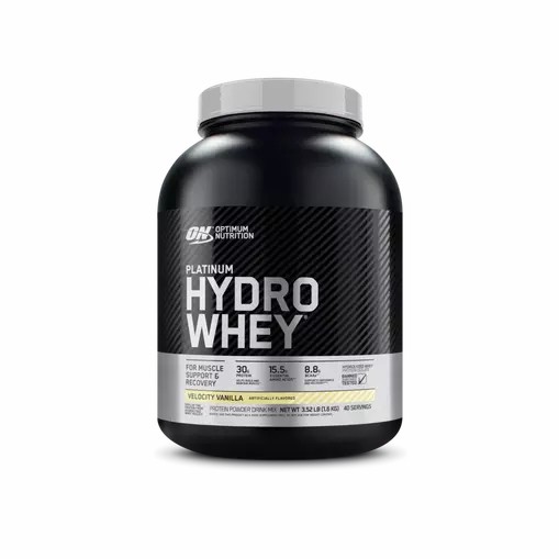 Optimum Nutrition PLATINUM HYDROWHEY™ Velocity Vanilla 3.52 lb (40 Servings) Hrvatska | 21UFVRIPE