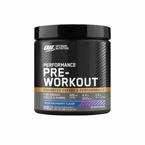 Optimum Nutrition Performance Pre-Workout Blue Raspberry 285g Hrvatska | 70WGVILMJ