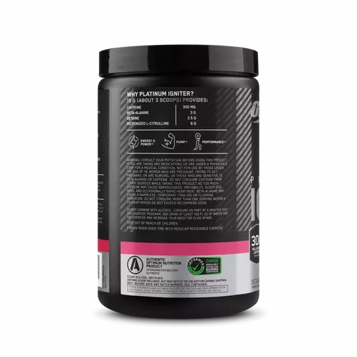 Optimum Nutrition Platinum Igniter Berry Lemonade Blast 0.84 lb (20 Servings) Hrvatska | 84JEISGXQ