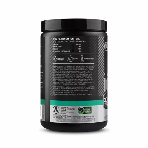 Optimum Nutrition Platinum Igniter Cherry Lime Punch 0.84 lb (20 Servings) Hrvatska | 35ODRIEVL