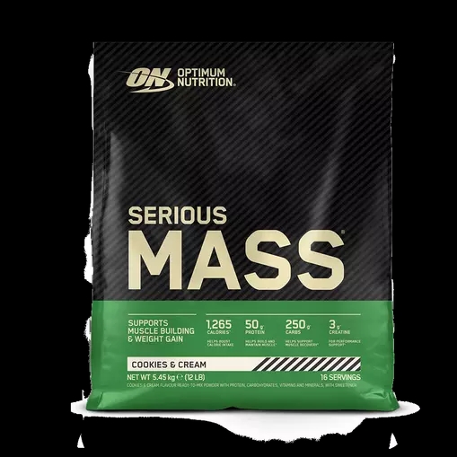 Optimum Nutrition Serious Mass Cookies & Cream 5.45 kg (16 Servings) Hrvatska | 45HQKAEPG