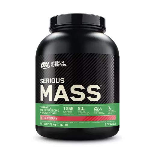 Optimum Nutrition Serious Mass Gainer Strawberry 2.73 kg (8 Servings) Hrvatska | 42ZWPXCUN